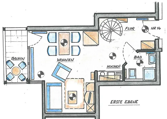 14 Im Fischerhaus Mit Balkon Hotel apartamentowy